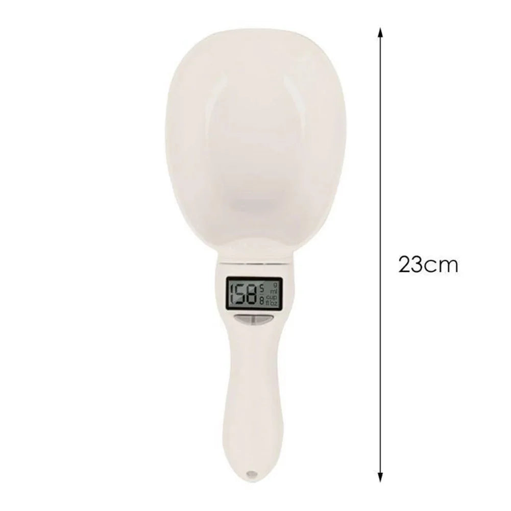 Pet Food Measuring Spoon Scale, Kitchen Digital Food Measuring Spoon, Suitable for Cat and Dog Food Measuring Spoon