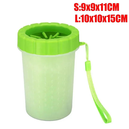 Dog Foot Cup Paw Washer Cleaner Dog Cat Foot Cleaning Brush Soft Silicone Dog Paw Cleaning Cleaning Bucket Accessories