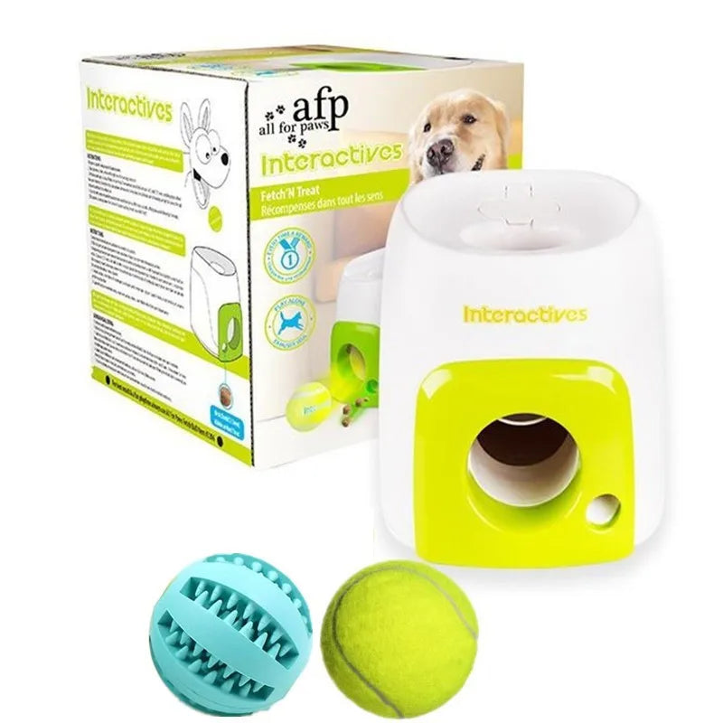 Tennis Ball Launcher Dog Cat Chase Automatic Toys Reward Machine Smart Feeder Throwing Mmachine Pet Ball Thrower