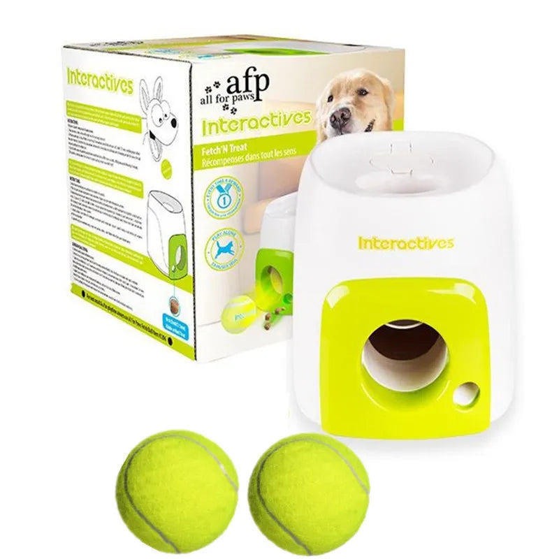 Tennis Ball Launcher Dog Cat Chase Automatic Toys Reward Machine Smart Feeder Throwing Mmachine Pet Ball Thrower