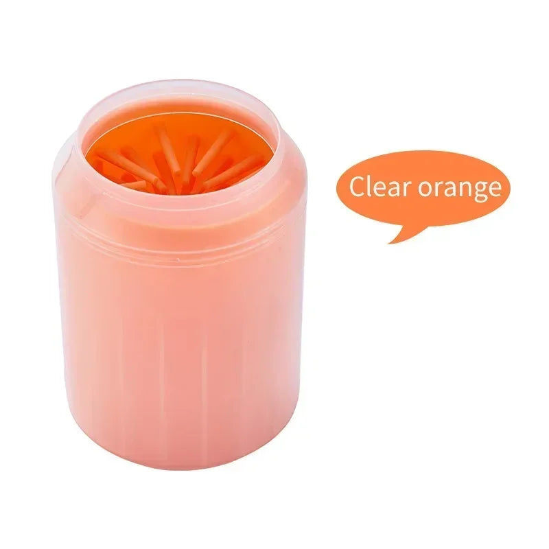 Dog Foot Cup Paw Washer Cleaner Dog Cat Foot Cleaning Brush Soft Silicone Dog Paw Cleaning Cleaning Bucket Accessories