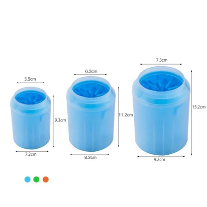 Dog Foot Cup Paw Washer Cleaner Dog Cat Foot Cleaning Brush Soft Silicone Dog Paw Cleaning Cleaning Bucket Accessories